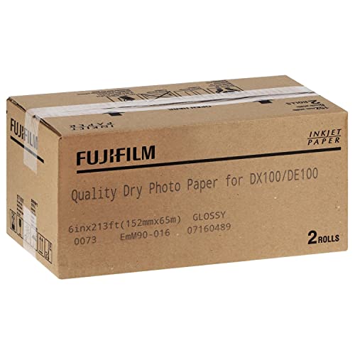 1 x 2 Fujifilm DL Papier, 230 g, 152 mm x 65 m, glänzend