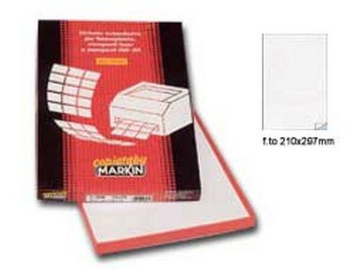 Fjodorowitsch Markin 210 C503ro Rechteck Permanent Rot 100pièce (S) Etikett selbstklebend – Etiketten auto-collantes (rot, Rechteck, permanent, A4, Zellstoff, 70 g/m²)
