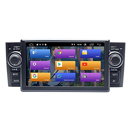 BOOYES für FIAT Grande Punto Linea 2007-2012 Android 10.0 Double Din 7" Auto Multimedia GPS Navigation Auto Radio Stereo Auto Auto Play TPMS OBD 4G WiFi DAB SWC