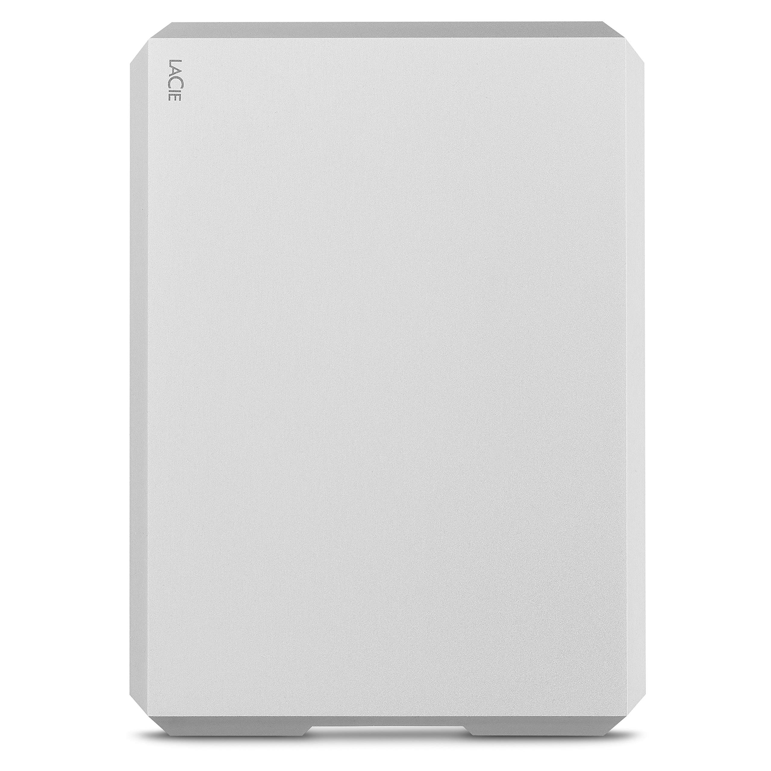 LaCie MOBILE DRIVE Moon 2TB tragbare externe Festplatte, 2.5 Zoll, Mac & PC, silber, inkl. 2 Jahre Rescue Service, Modellnr.: STHG2000400