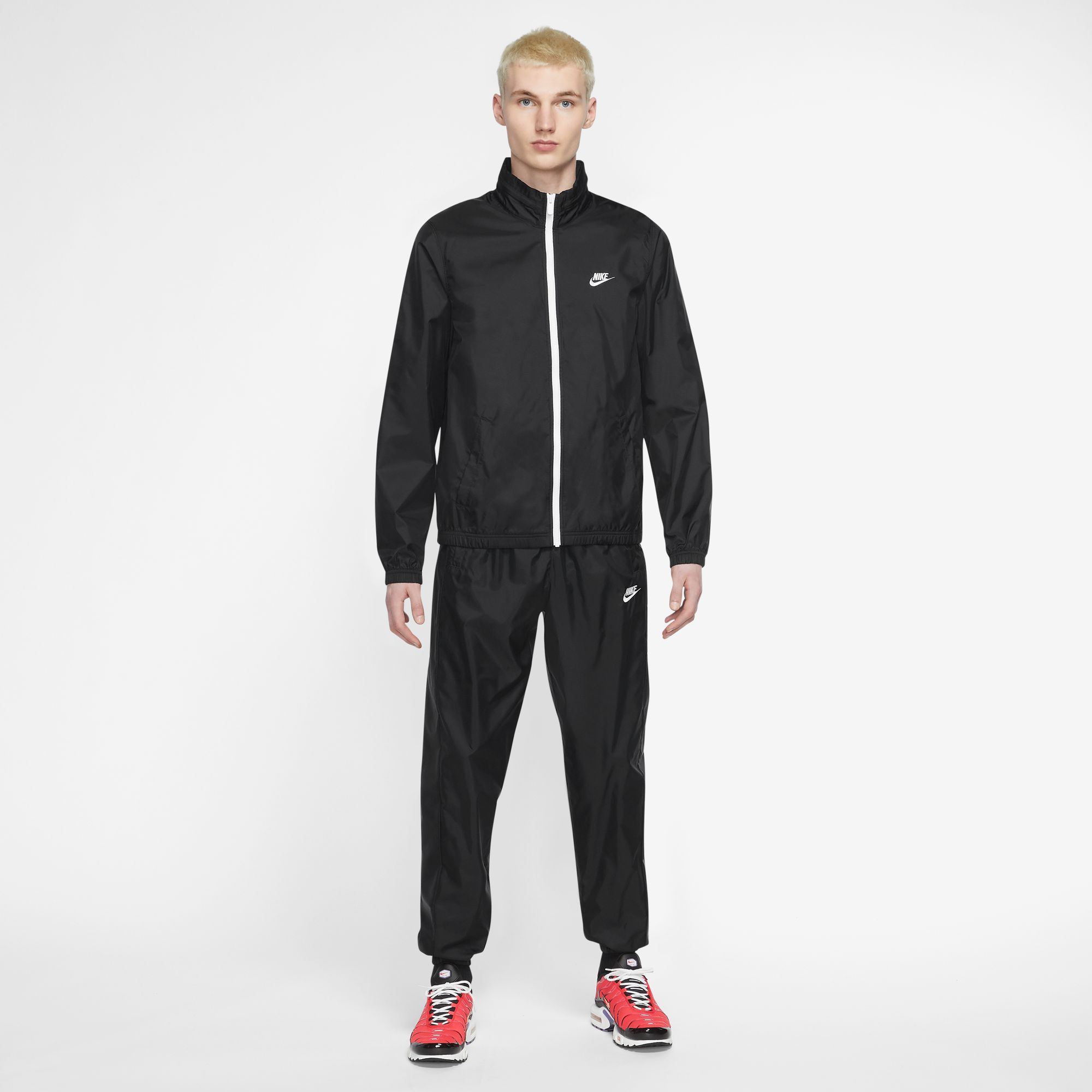 Nike Sportswear Club Lined Woven Suit braun/weiss Größe XL