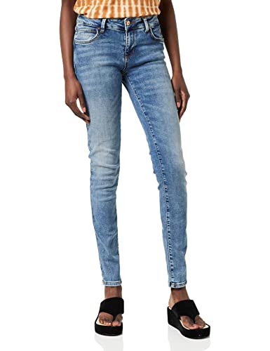 LTB Jeans Damen Nicole Slim Jeans, Blau (Mile Wash 51889), W28/L36 (Herstellergröße: 28/36)
