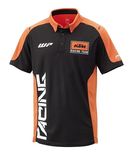 KTM Racing Team Poloshirt, orange / schwarz, L