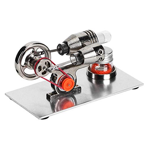 Nunafey Racture Resistance Experiment Modell, Mini Stirling Engine, Metall Exquisite für Kinder Erwachsene