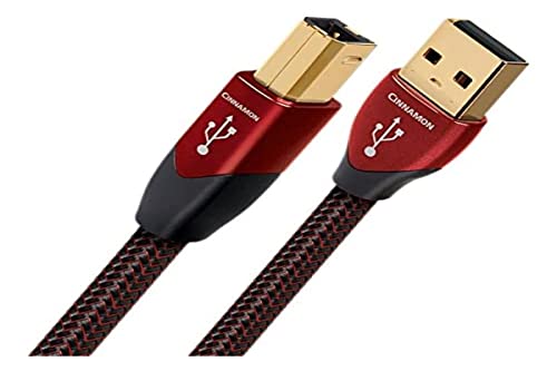 Audioquest 5 m Cinnamon USB A-B 5 m USB A USB B schwarz Kabel USB - Kabel USB (5 m, USB A, USB B, männlich/männlich, schwarz, Gold)