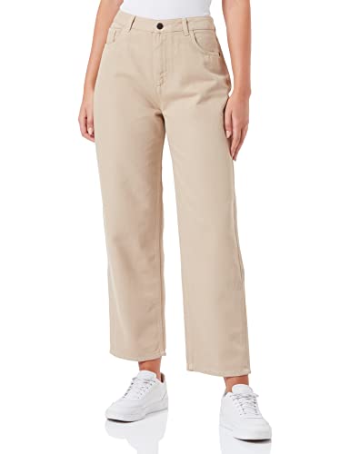Sisley Damen Trousers 44QPLE012 Jeans, Beige Denim 1K3, 28