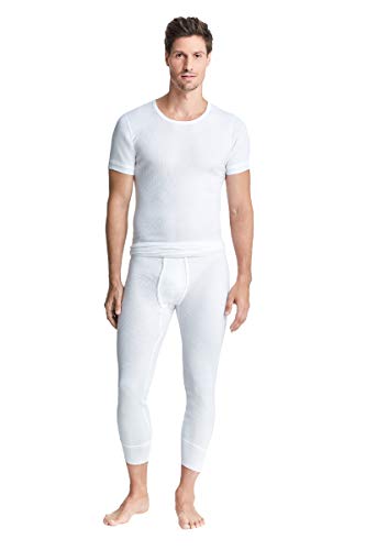 con-ta DOPPELRIPP Kurzarmshirt (3er Pack), Kurzarm Shirt, klassisches Oberteil für Herren, bequemes T-Shirt aus weicher Baumwolle, legere Bekleidung, in Weiß, Größe: 5