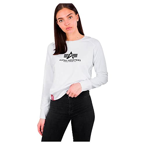 Alpha Industries New Basic Damen Sweater Weiß XL