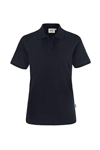 HAKRO Damen Polo-Shirt "Top" 224 - schwarz - Größe: 3XL