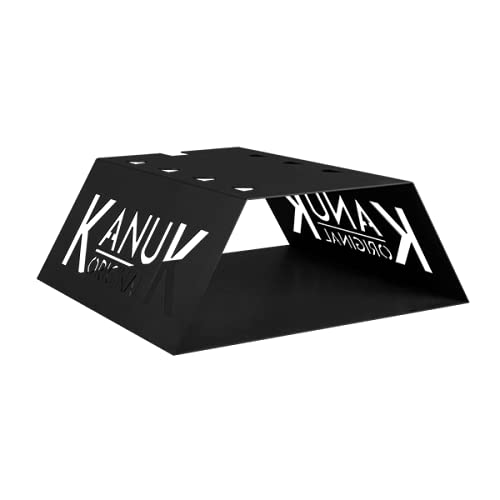 KANUK® Untergestell für Warmluftofen Kanuk Original 15,4 kW, BxL: 77 x 76,5 cm, Stahl - schwarz