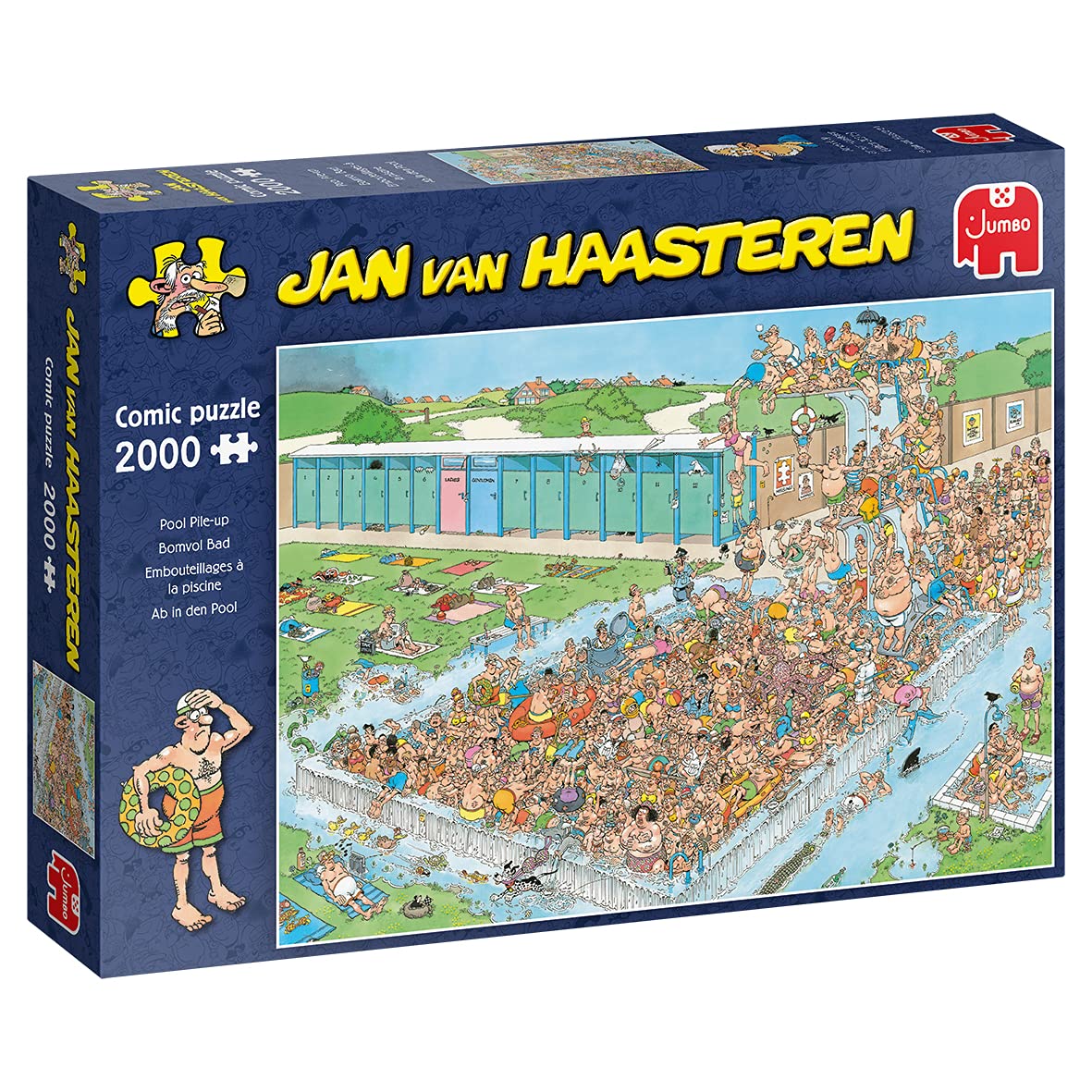 Jan van Haasteren Jumbo Spiele Jan van Haasteren Ab in den Pool - Puzzle 2000 Teile