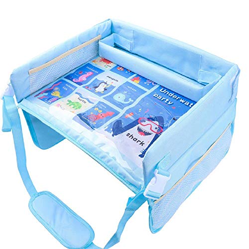 38 / 42cm Baby Auto Tablett Teller Autotisch für Kinder Tragbarer Autositz Kinder Cartoon Spielzeughalter Lagerung Baby Zaun Esstisch