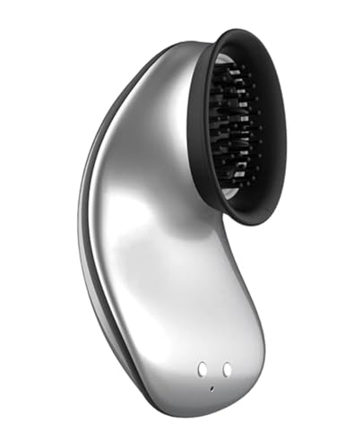 Innovation by Shots Twitch - Freisprech-Saug- und vibrierendes Vagina-Massagegerät - Silber, 330 g