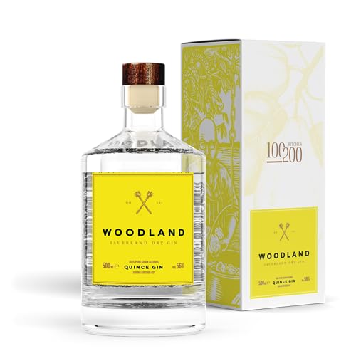 Woodland x 100/200 – Quitten Gin, 56%-Vol., 0,5l (Sonder Edition)