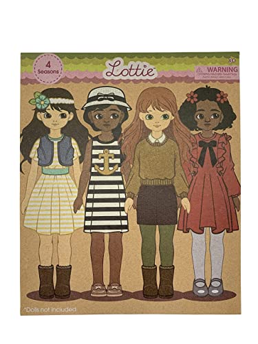 Lottie 4 Seasons Multipack Outfits | Toys for Girls and Boys | Accesorios para Muñeca | Gifts for 3 4 5 6 7 8 Year Old | Small 7.5 inch