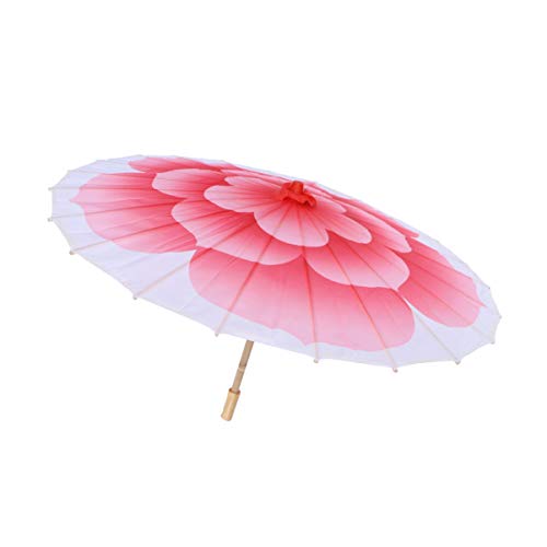 Regenschirm Aus Blumenpapier Regenschirm Aus Ölpapier Klassischer Blumenschirm Regenfester Regenschirm Sonnenschirm Sonnenschutzölpapier Tanzender Regenschirm Japan Schatten Bambus