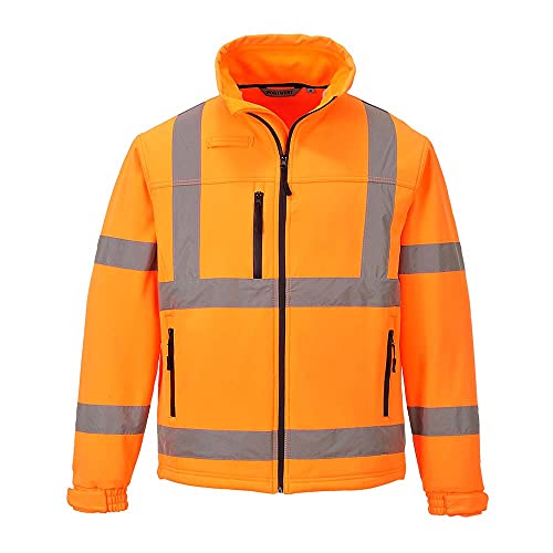 Portwest S424 - Hi-Vis Softshell Jacke, Size XX-Large, Orange, 1