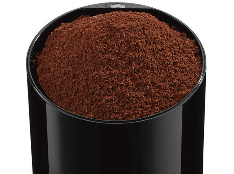 BOSCH TSM6A013B Kaffeemühle Schwarz 180 Watt, Edelstahl-Mahlschale, 2-flügliges Edelstahl-Schlagmesser