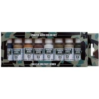 Panzer Aces Set No2 (8 Farben) (Wood, Leather, Canvas, Mud)