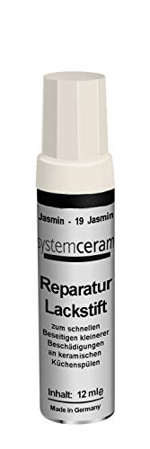 SYSTEMCERAM Reparatur Lackstift JASMIN für KeraDomo Spülen / Ausbesserungsstift