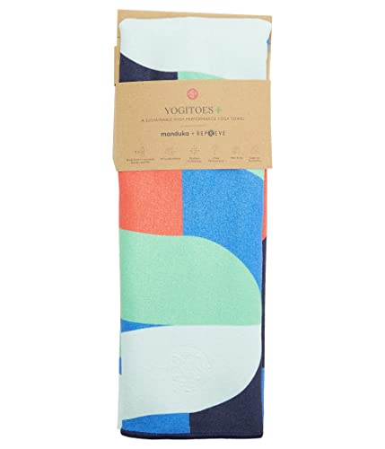 Manduka Repreve Yogitoes Yogamatte Handtuch Wellenlänge 180,3 cm