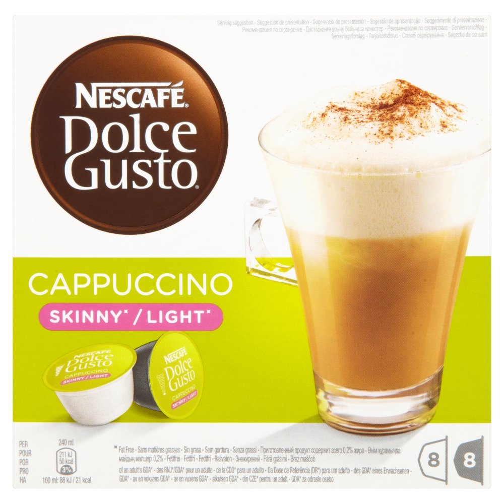 Dolce Gusto Pack 3 CAJAS Cappuccino Light ESTUCHE 16 UDS.