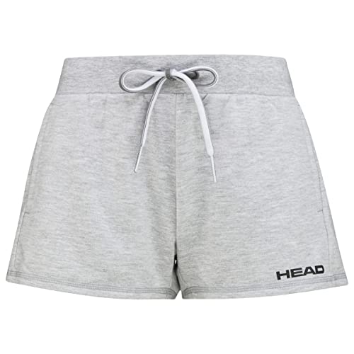 HEAD Mädchen Club ANN Shorts G, Grey Melange, M