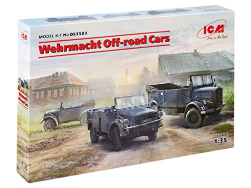 ICM DS3503 Wehrmacht Off-Road Cars (3 Stück)