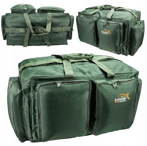 A&N Angeltasche Karpfentasche Tackle Bag groß Outdoor 52x30x32cm grün