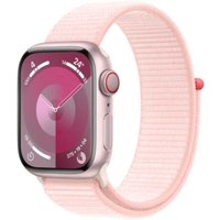 APPLE Watch Series 9 GPS + Cellular 41mm Pink Aluminium Case with Light Pink Sport Loop (MRJ13QF/A)