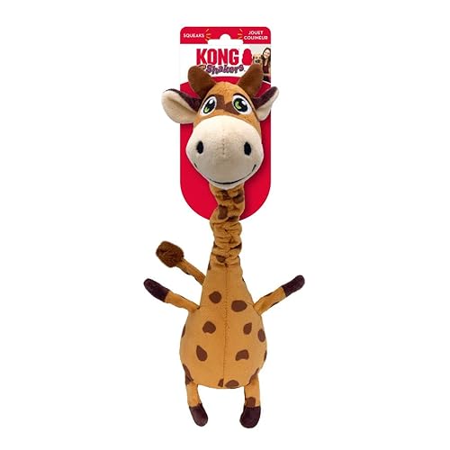Kong Shakers Bobz Giraffe mit quietschendem Braun