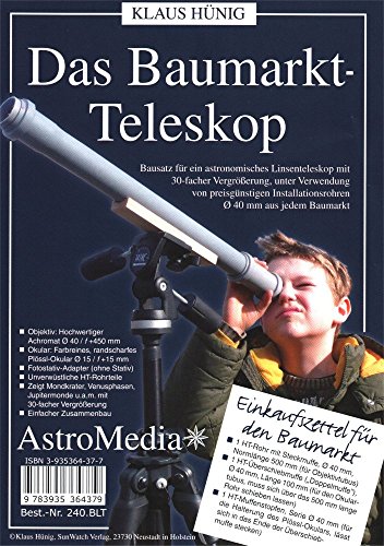 Astromedia Sunwatch Verlag Bausatz Baumarkt-Teleskop