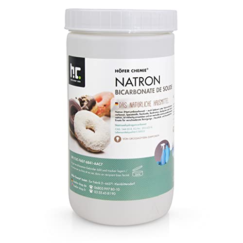 12 x 1 kg Natron Backsoda Natriumhydrogencarbonat in Lebensmittelqualität (Natriumbicarbonat- Backsoda - NaHCO3)