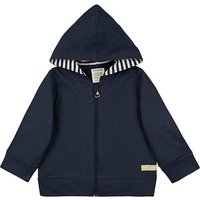 loud + proud Unisex Kinder Kapuzenjacke, GOTS Zertifiziert Jacke, Navy, 86/92