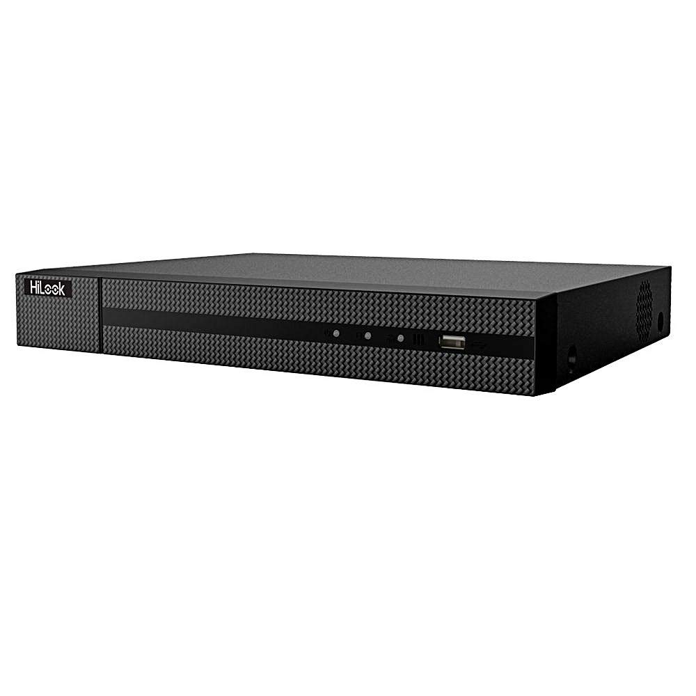 HiLook NVR-104MH-C/4P 4-Kanal Netzwerk Videorekorder mit PoE, HDMI und VGA Ausgang Sicherheit Aufnahmegerät