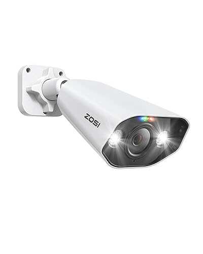 ZOSI H.265+ Außen 5MP IP PoE Überwachungskamera Zusatzkamera für ZOSI PoE NVR System, Metallgehäuse, 36IR LEDs