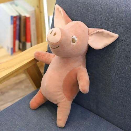 PaMut Kawaii niedliches Flauschiges Schwein ausgestopftes Tier Schweinchen Puppe Junge Geschenk Spielzeug Geschenk mädchen Geschenk Geburtstag 25cm 3
