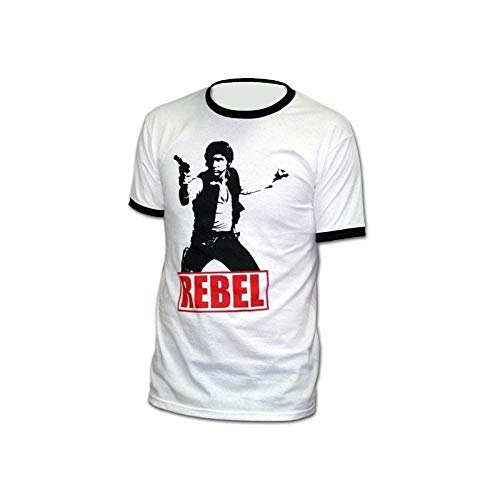 ABYstyle Star Wars - T-Shirt Han Solo Rebel - White (L)