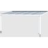 SKAN HOLZ Terrassenüberdachung Modena 541 x 307 cm Aluminium Weiß