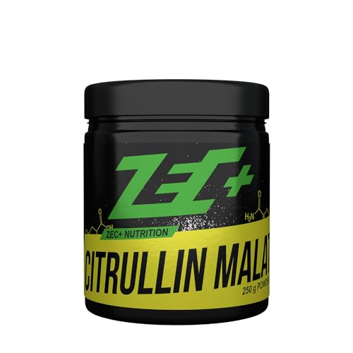 ZEC+ L-CITRULLIN MALAT Pulver 250g │ Pre Workout Pump Booster | Premium Aminosäuren-Supplement vegan