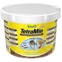 TetraMin Hauptfutter für alle Zierfische in Flockenform, 10 Liter Eimer