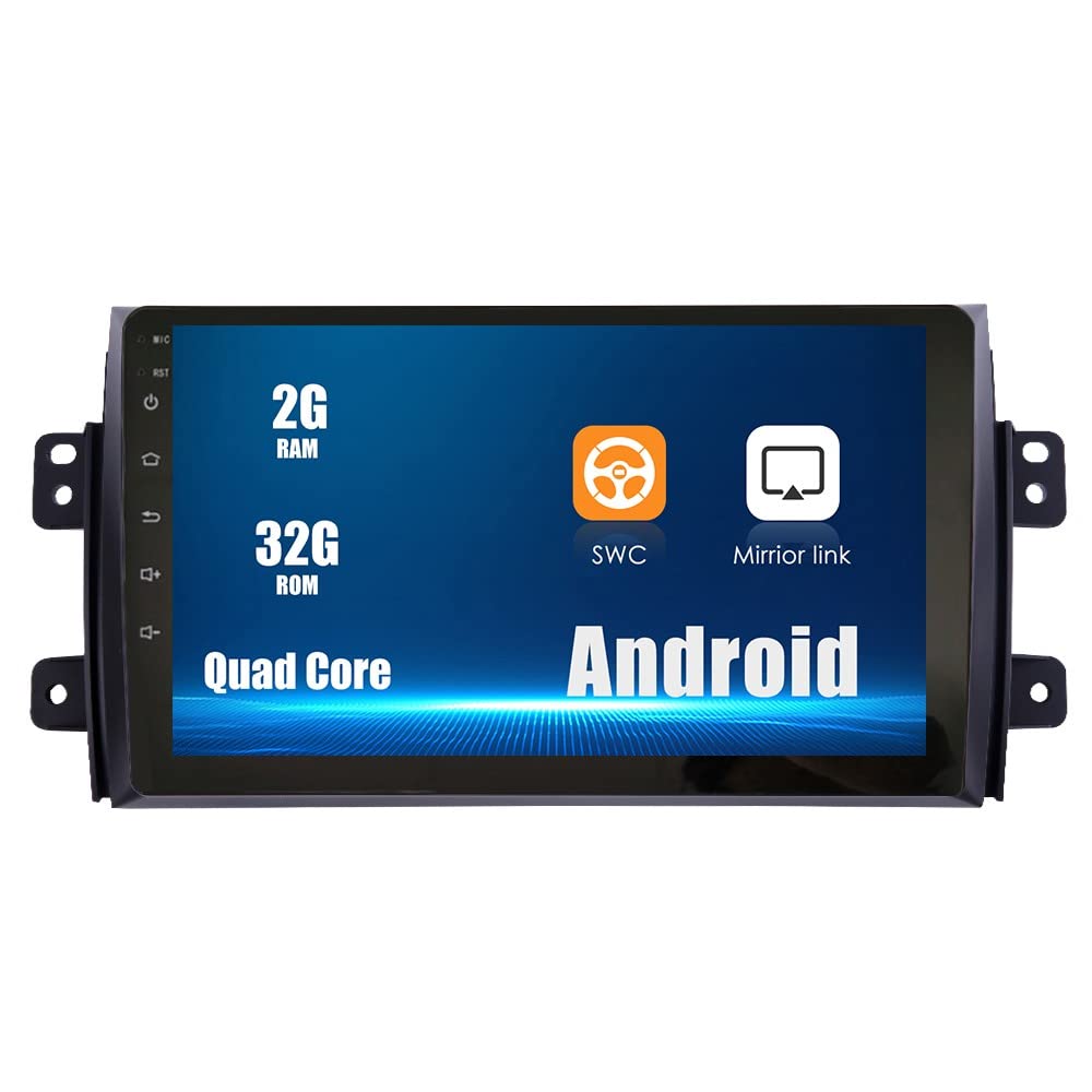 Android 10 Autoradio Autonavigation Stereo Multimedia Player GPS Radio 2.5D Touchscreen fürSUZUKI SX4 2006-2013