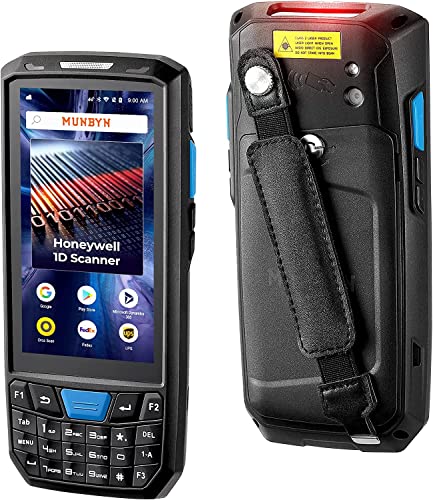 MUNBYN Handheld-Computer Android 9.0 POS Terminal Industrie-PDA Scanner Honeywell 2D Barcode-Scanner mit 3G 4G Bluetooth Touchscreen/mit SDK IPDA035