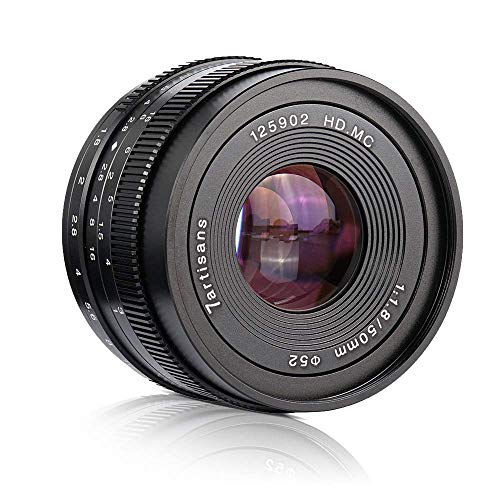 7artisans 50mm F1.8 Fuji X Mount Prime Portrait Lens for Fuji X Mount APS-C Mirrorless Cameras - Manual Focus Fixed