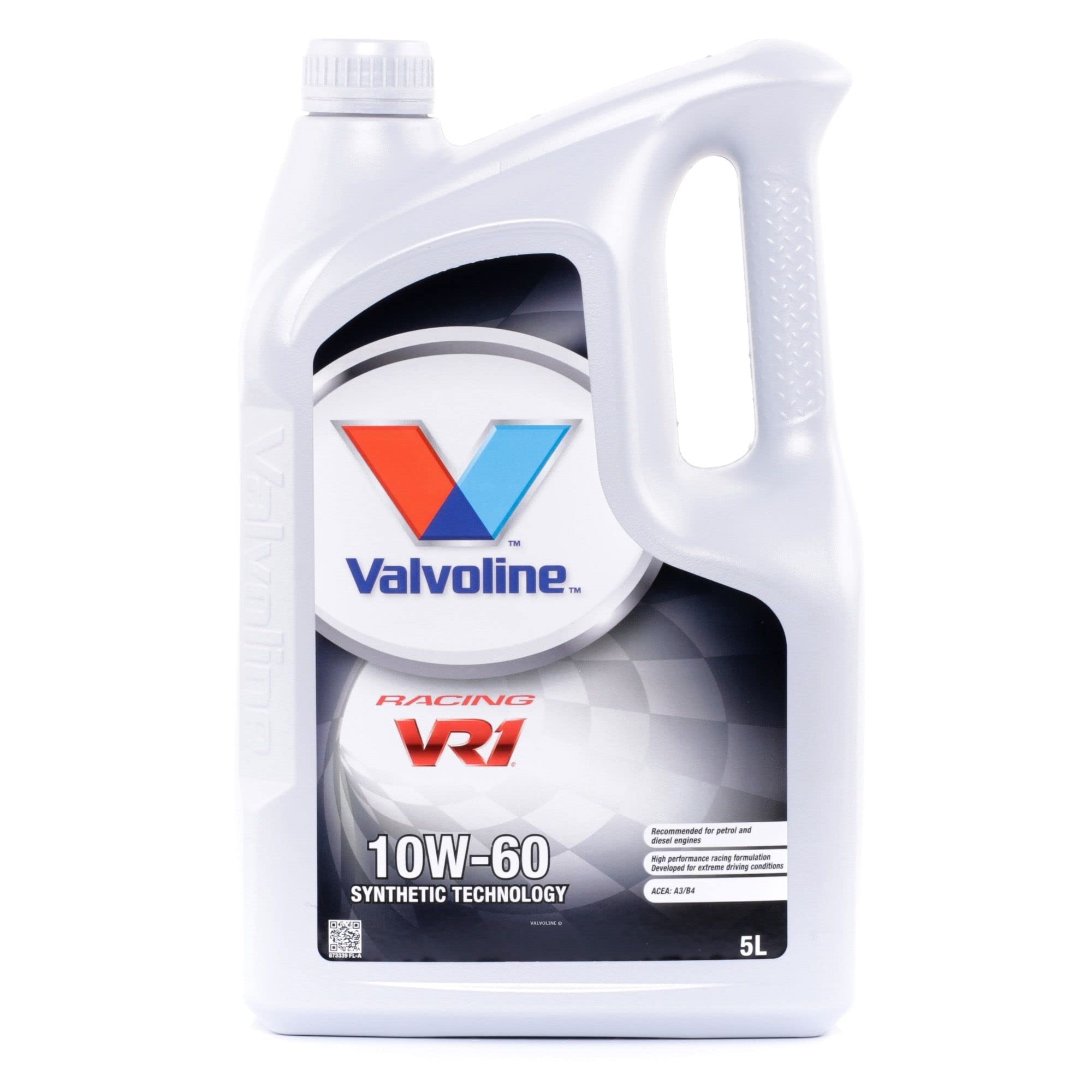Motoröl Valvoline – Kabine, Öl Motor VR1 Racing 10 W 5 Liter