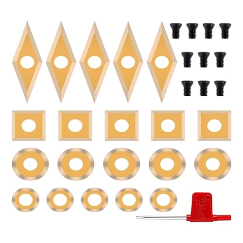 31-Teiliges Hartmetall-Fräser-Einsatzset, Wendeschneidplatten-Ersatzfräser Aus Metall