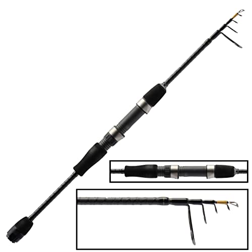 Okuma Light Range Fishing Tele 180cm 1-7g - Ultra Light Rute zum Barschangeln, Spinnrute zum Spinnfischen auf Barsch & Forelle