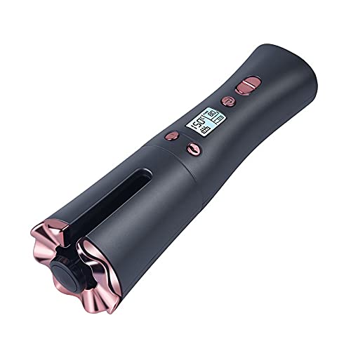 Automatische Haar-Curler-tragbare USB-Ladehaare-Friseur Wireless-LCD-Display-Curling-Eisen 6 Modi-Modi-Konstanttemperatur