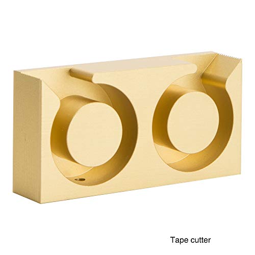 Klebefilmabroller (Doppel-Model) Material: Aluminum Farbe: Gold