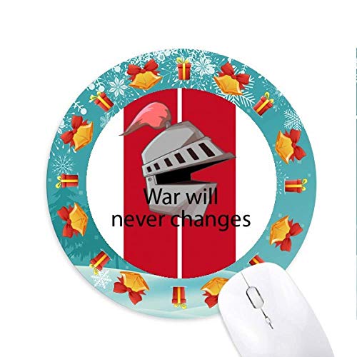 Krieg wird niemals Mousepad Rundgummi Maus Pad Weihnachtsgeschenk ändern